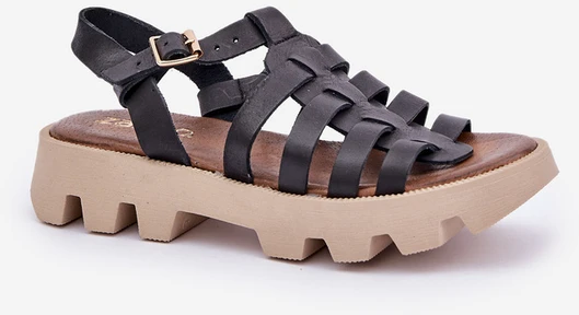 Lewski Shoes Aukštos kokybės natūralios odos moteriškos basutės