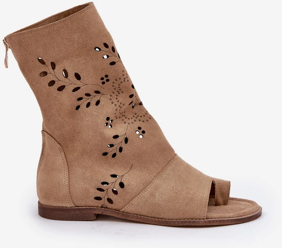 Lewski Shoes Išskirtinio dizaino natūralios odos basutės su aulu