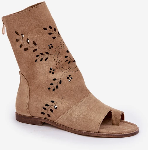 Lewski Shoes Išskirtinio dizaino natūralios odos basutės su aulu