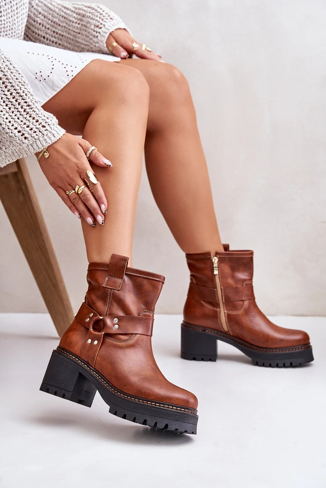 Lewski Shoes Moteriški odiniai batai su užtrauktuku