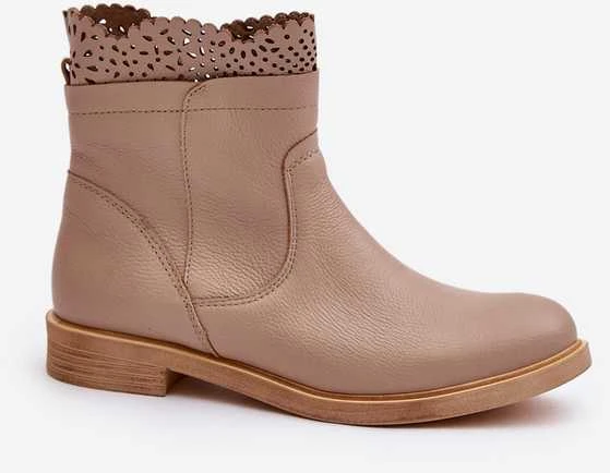 Lewski Shoes Žemi moteriški batai plokščiu kulnu