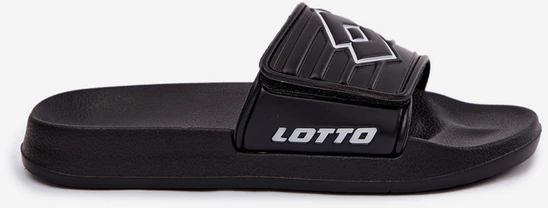 Lotto Unisex Juodos baseino stiliaus šlepetės