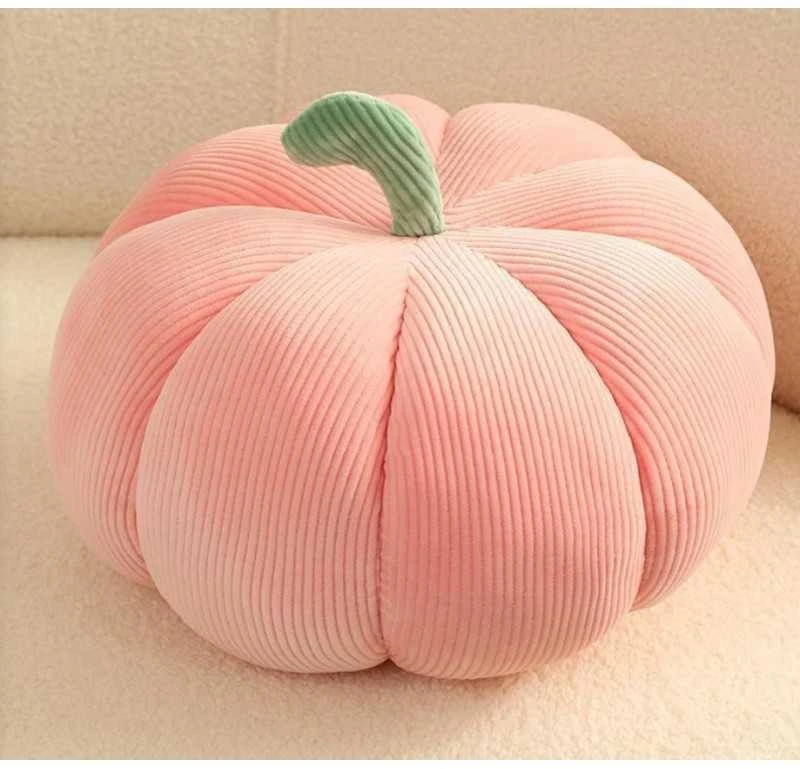 Eu Sandelis Moliūgo formos pagalvė 18cm medžiaga velvetas DNR01R