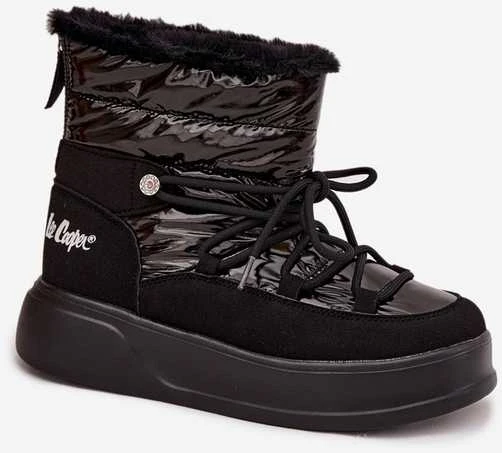 Moteriški žieminiai batai ant žemos platformos Lee Cooper