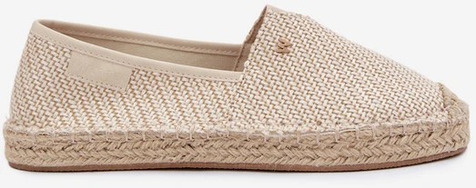 Moteriškos kokybiškos smėlio spalvos espadrilės Wrangler