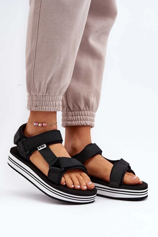 Moteriškos sportinio stiliaus platforminės basutės Lee Cooper