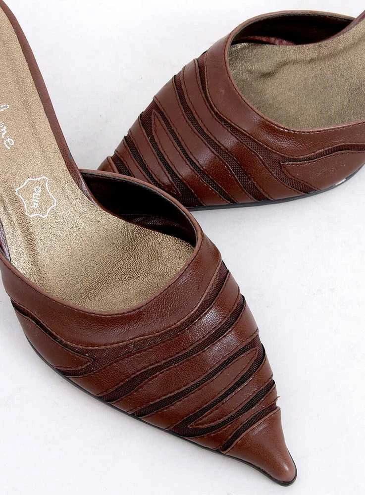Obuwie Damskie Klapki eleganckie 5129-53 Marron