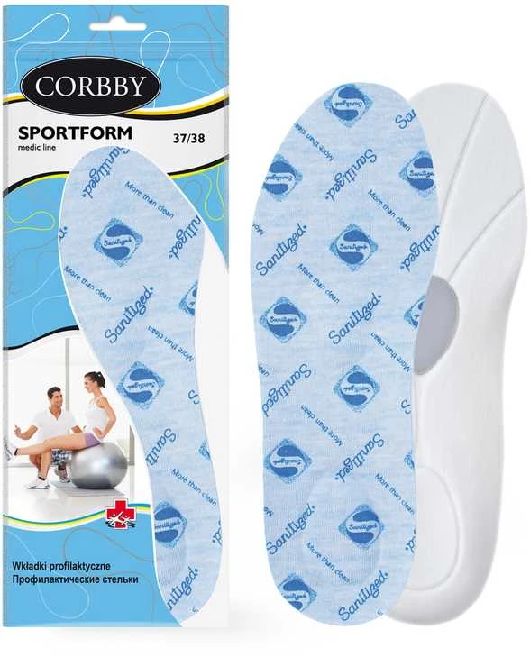 Ortopediniai vidpadžiai Corbby Sportform