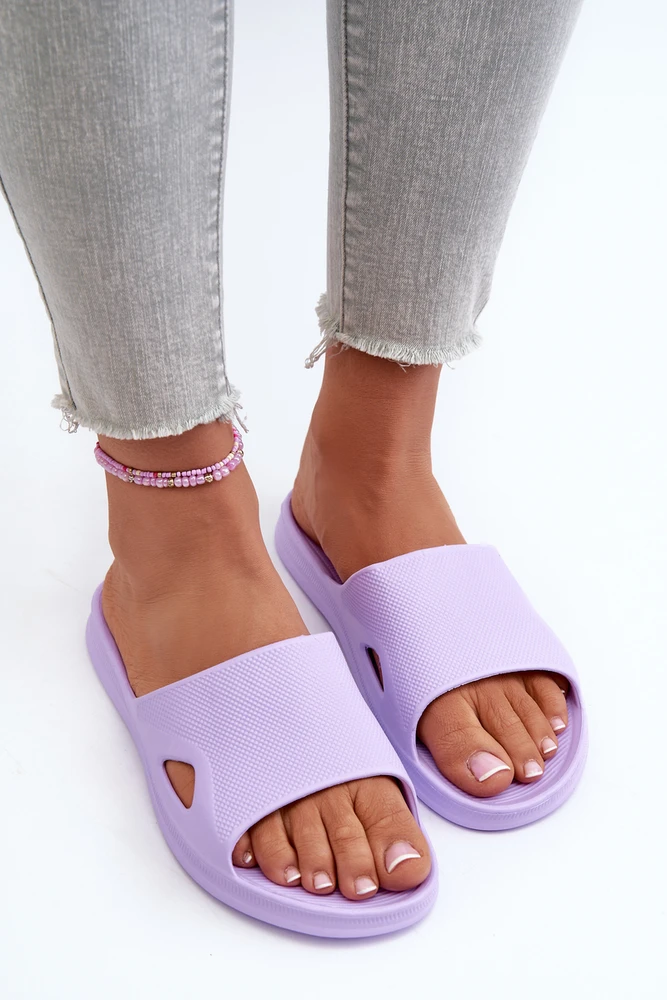 PH2 Klasikinės violetinės moteriškos šlepetės