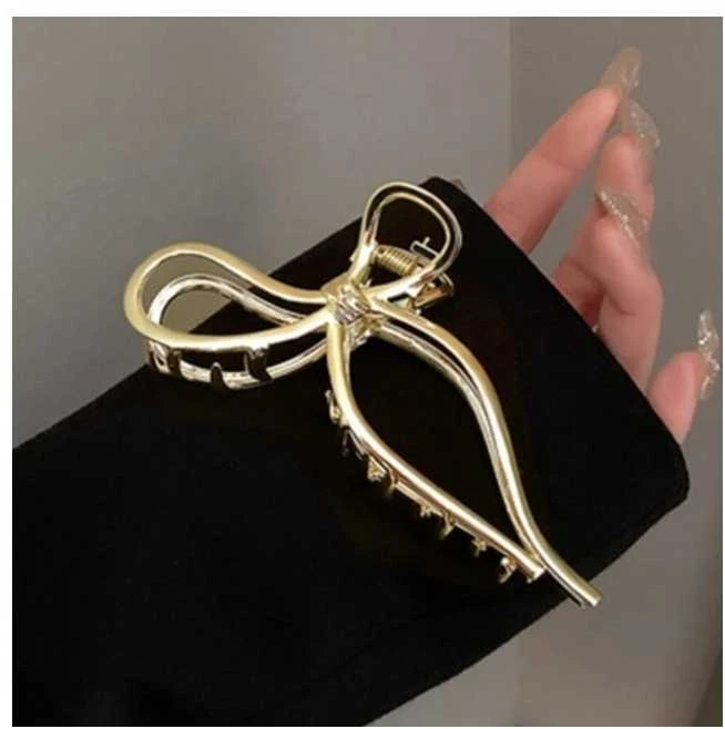 Eu Sandelis Plaukų segtukas, metalinė sagtis GOLD XL SP328