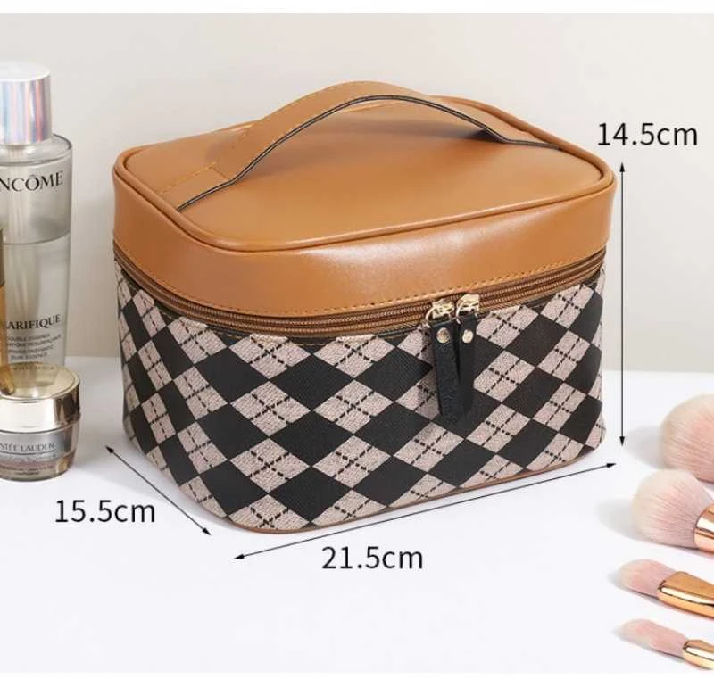 Eu Sandelis Ruda Houndstooth rašto kosmetinė KS53