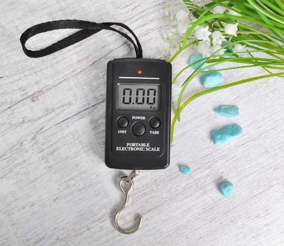 Virtuvinės svarstyklės Ruhhy LED bagažo svarstyklės - 40kg