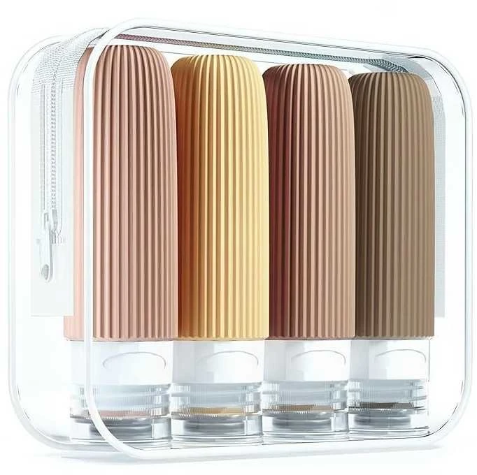 Eu Sandelis Silikoninių indelių rinkinys, kelioniniai buteliukai 4in1 90ml KS137WZ2