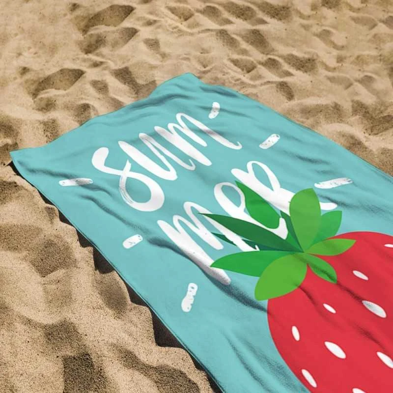 Eu Sandelis Stačiakampis paplūdimio rankšluostis SUMMER YUM 150x70 REC54WZ7
