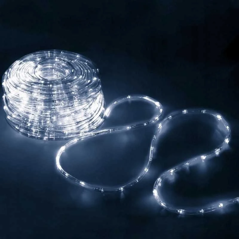 Eu Sandelis Šviečianti lanksti LED girlianda, lauko girlianda 18,5 m COLD Baltas LAMP30B