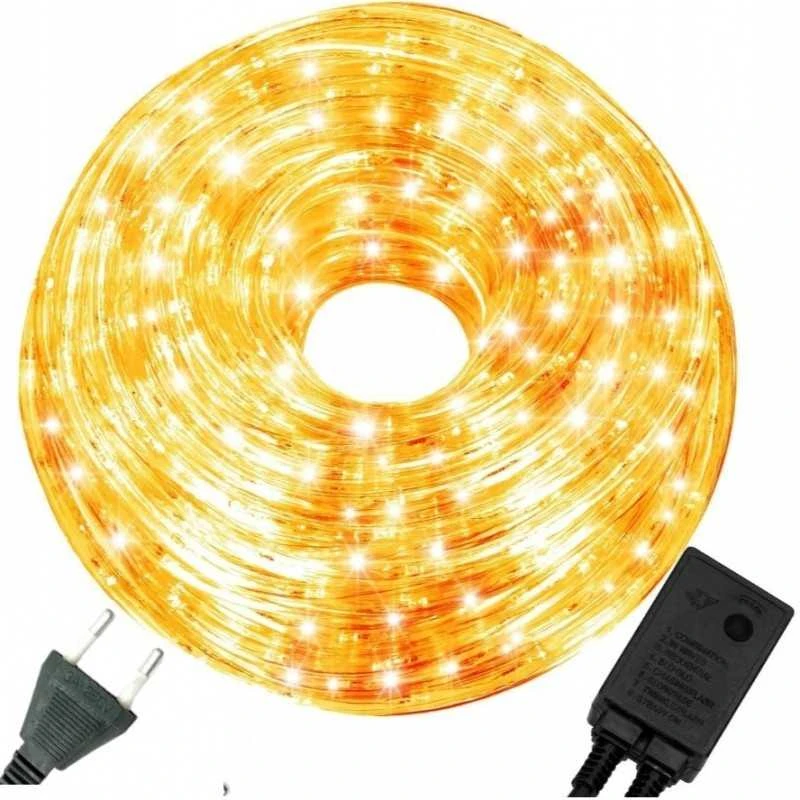 Eu Sandelis Šviečianti lanksti LED girlianda, lauko girlianda 8,5 m WARM Baltas LAMP29CB