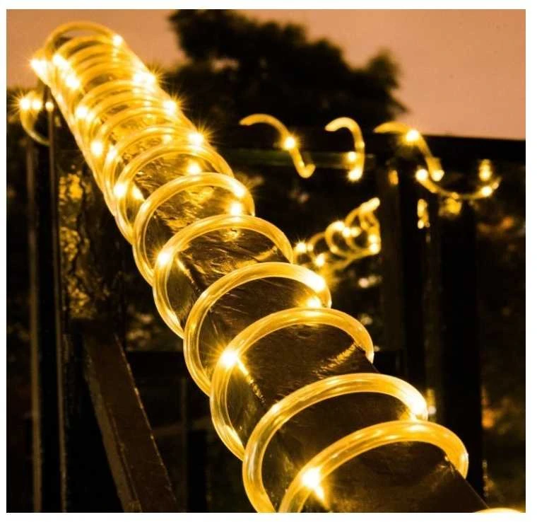 Eu Sandelis Šviečianti lanksti LED girlianda, lauko girlianda 18,5 m WARM Baltas LAMP30CB