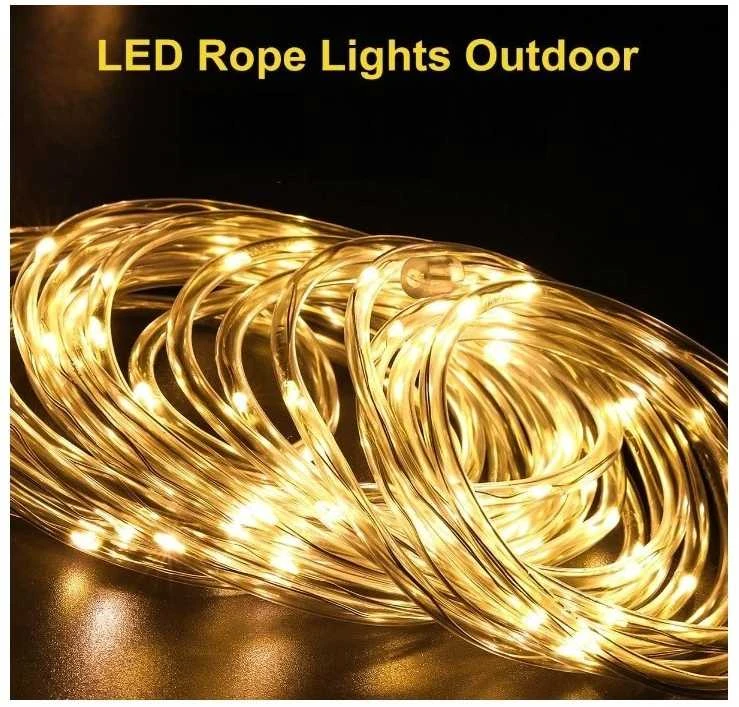 Eu Sandelis Šviečianti lanksti LED girlianda, lauko girlianda 8,5 m WARM Baltas LAMP29CB