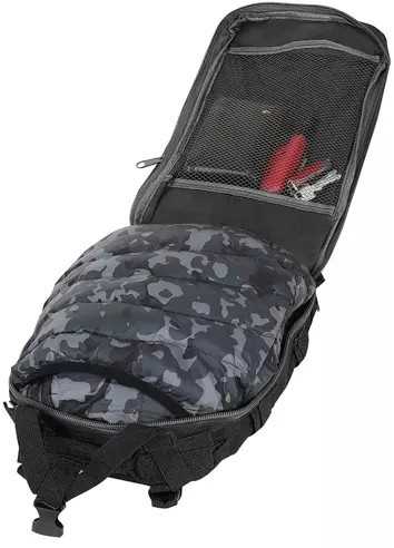 Trizand kareiviško tipo kuprinė lauko stovyklavimui 26l, juoda