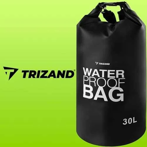 Trizand 30l juodas vandeniui atsparus maišelis