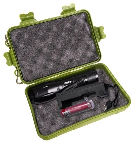 Trizand T6 Taktinis LED žibintuvėlis įkraunamas USB