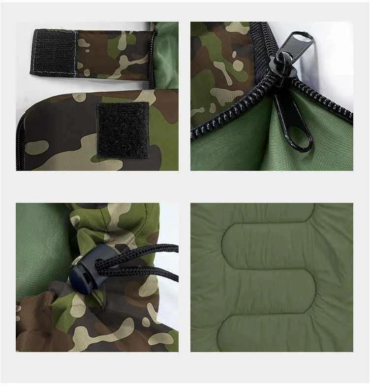 Eu Sandelis Turistinis miegmaišis-antklodė 2in1 SWR01CAMO