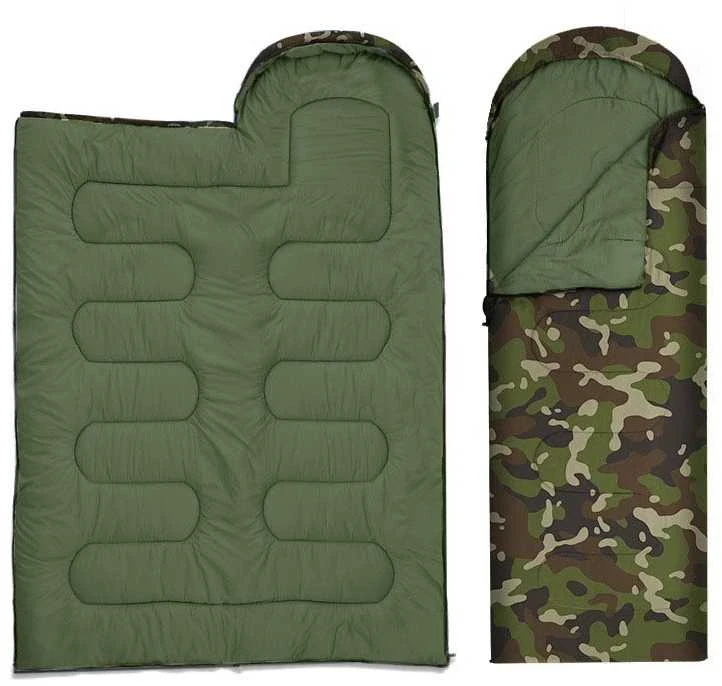 Eu Sandelis Turistinis miegmaišis-antklodė 2in1 SWR01CAMO