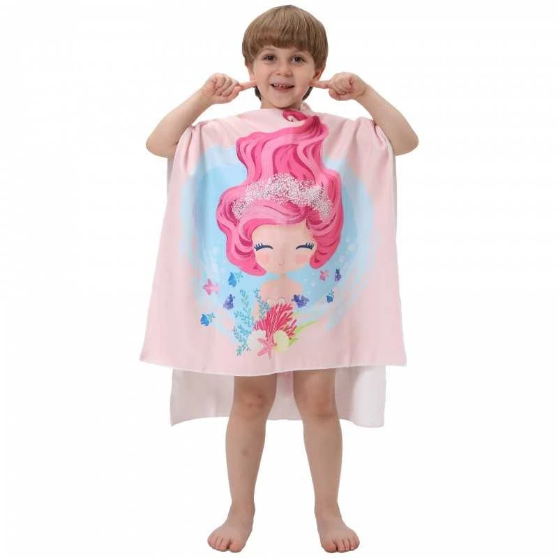 Eu Sandelis Vaikiškas paplūdimio rankšluostis su gobtuvu 60 x 60cm PEL02WZ3
