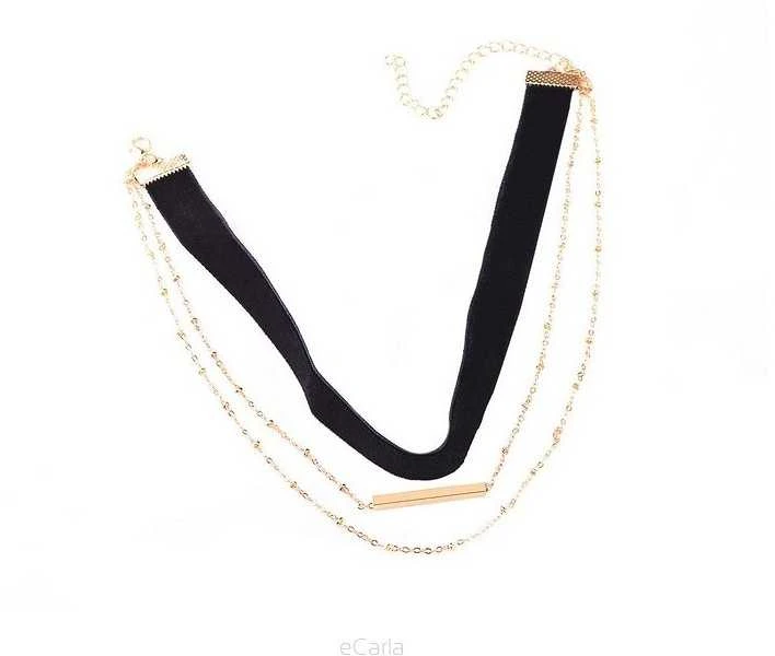 Eu Sandelis Vėrinys kaklo papuošalas Triple Choker N360