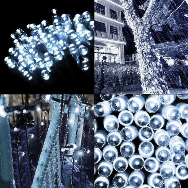 Eu Sandelis Vidaus/išorės girlianda 500 LED šiltai balta LAMP04B