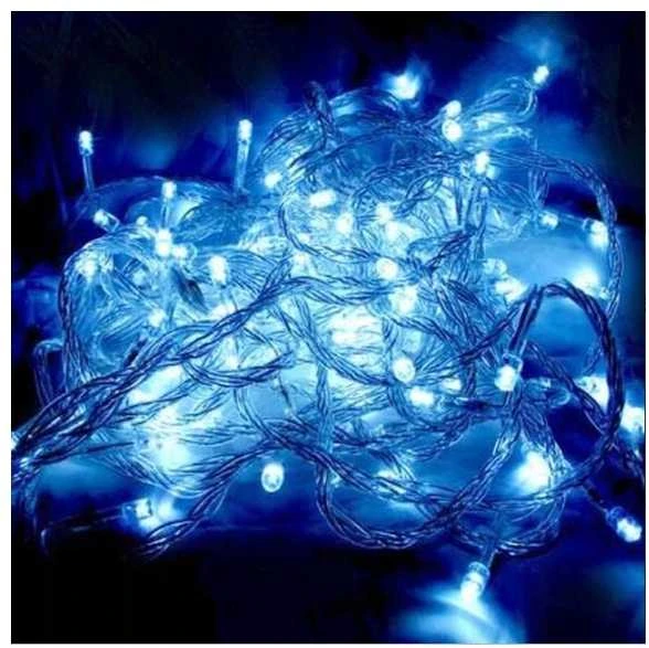 Eu Sandelis Vidaus/išorės mėlyna elektrinė lempučių girlianda 200 LED LAMP02N
