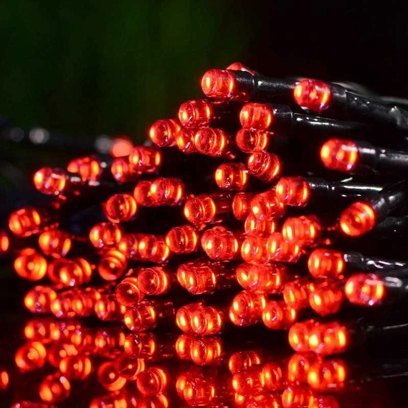 Eu Sandelis Vidaus/išorės raudona elektrinė lempučių girlianda 300 LED LAMP03CZE