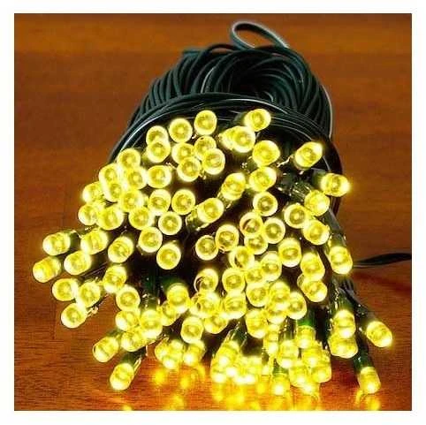 Eu Sandelis Vidaus/išorės šiltai balta elektrinė lempučių girlianda 500 LED LAMP04CB