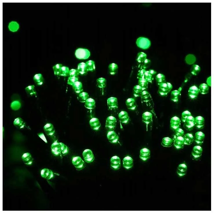 Eu Sandelis Vidaus/išorės žalia elektrinė lempučių girlianda 200 LED LAMP02ZIE