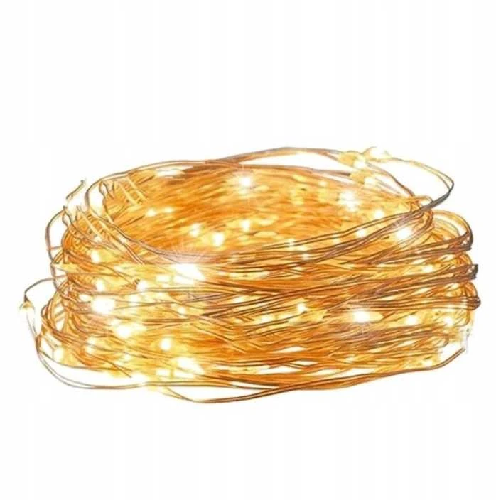 Eu Sandelis Vidaus plona girlianda su baterijomis, šiltai balta 20 LED LAMP25CB