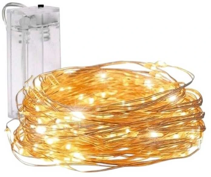 Eu Sandelis Vidaus plona girlianda su baterijomis, šiltai balta 20 LED LAMP25CB