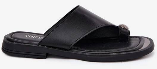 Vinceza Elegantiškos stilingos odinės šlepetės moterims