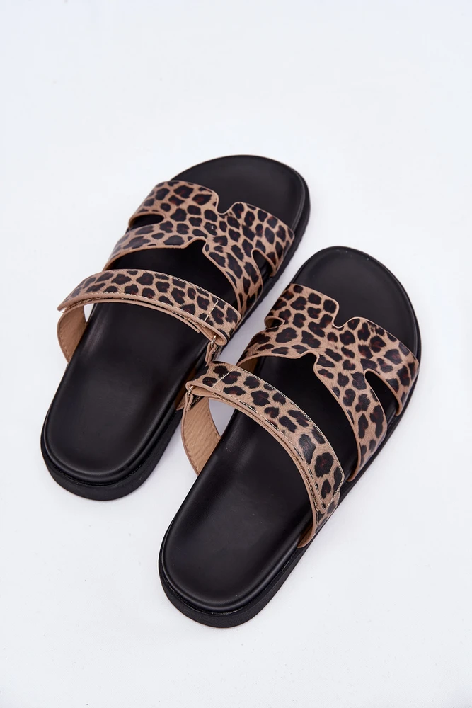 Vinceza Leopardinės šlepetės vasarai