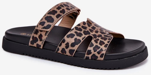 Vinceza Leopardinės šlepetės vasarai