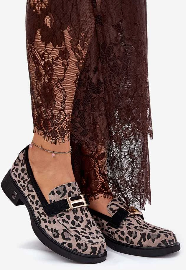 Vinceza Leopardo rašto stilingi bateliai