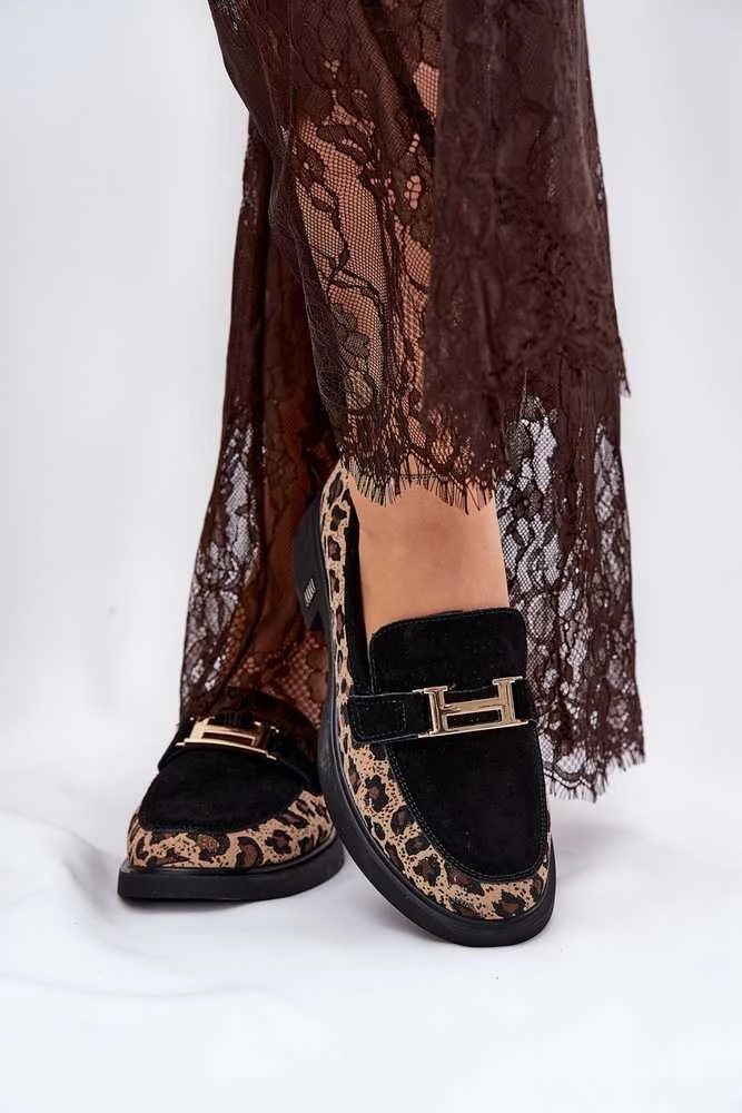 Vinceza Leopardo rašto stilingi bateliai