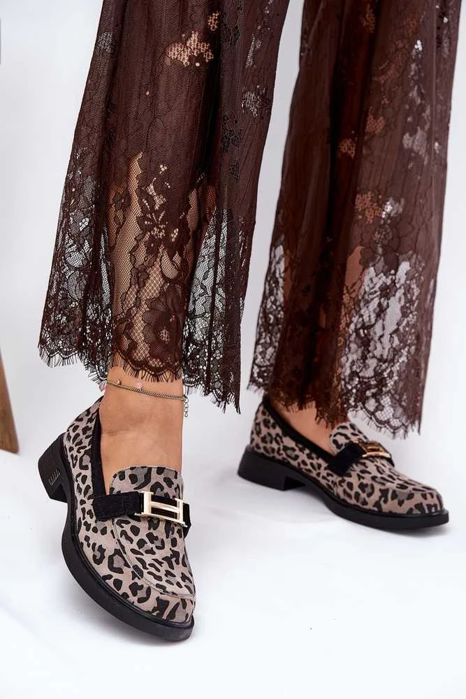 Vinceza Leopardo rašto stilingi bateliai