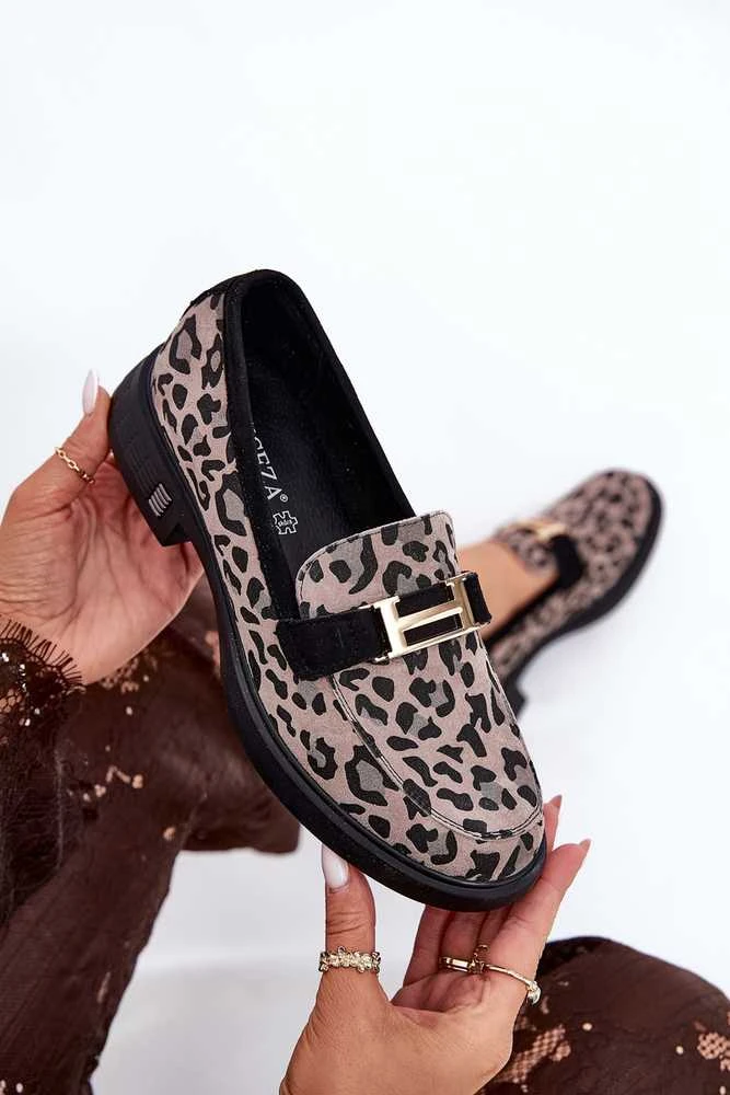 Vinceza Leopardo rašto stilingi bateliai