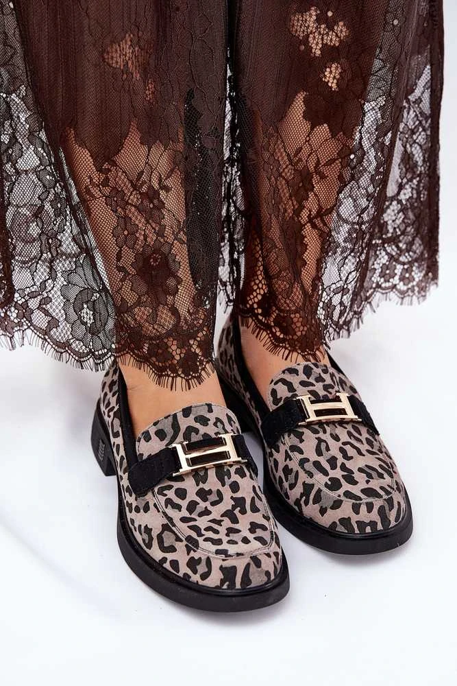 Vinceza Leopardo rašto stilingi bateliai
