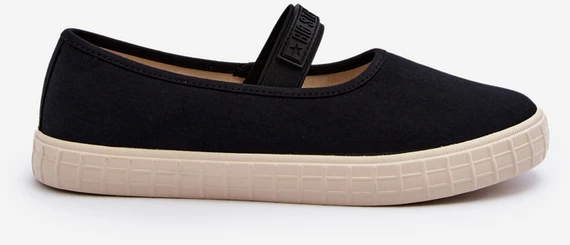 Women's Slip-on Sneakers Big Star Ll274200 Juodas