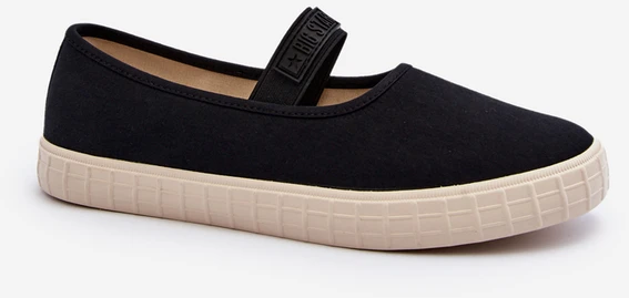 Women's Slip-on Sneakers Big Star Ll274200 Juodas