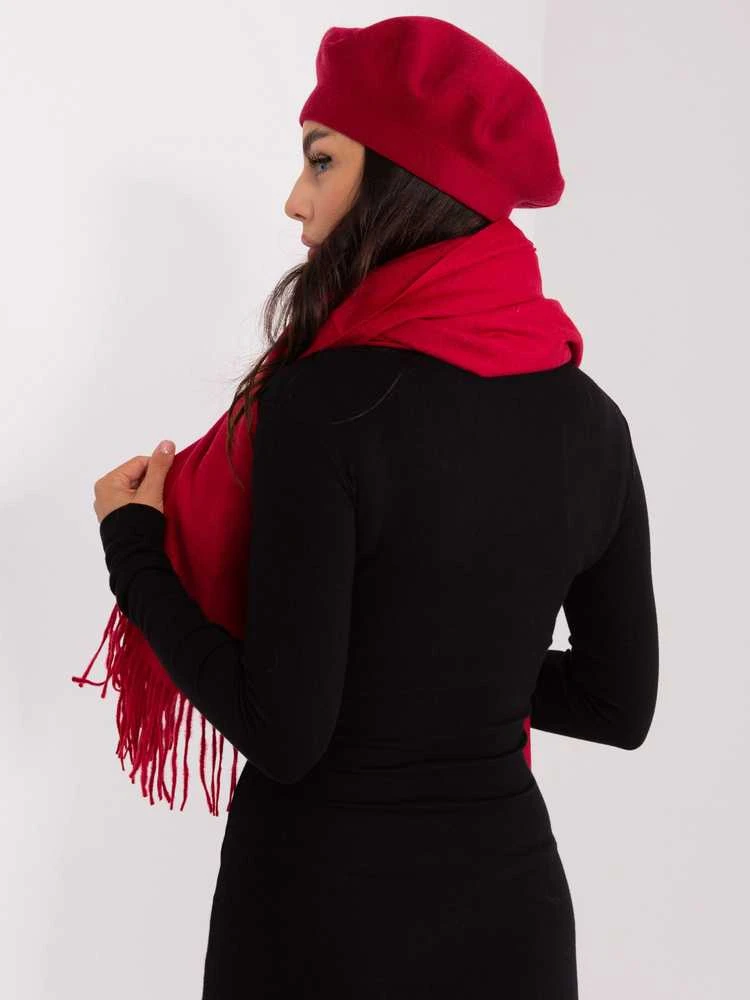Wool Fashion Italia Bordo moteriškas šalikas: Dydis - Universalus