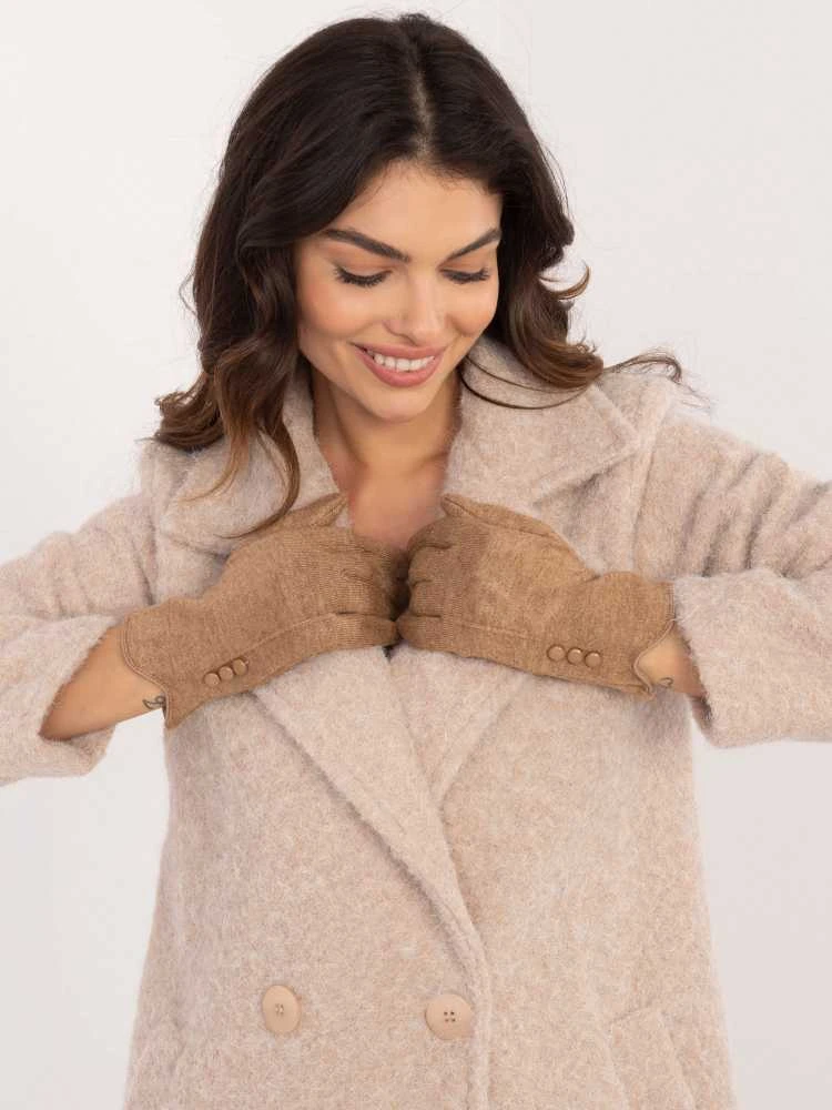 Wool Fashion Italia Elegantiškos moteriškos pirštinės: Dydis - L/XL