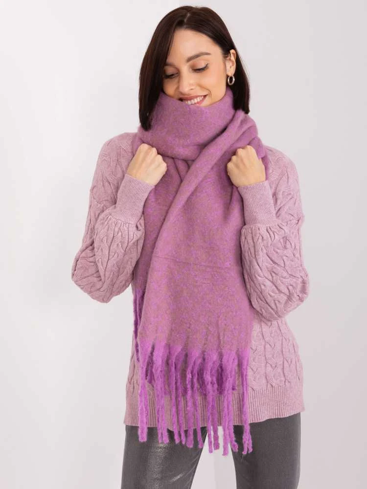 Wool Fashion Italia Ilgas šiltas šalikas moterims: Dydis - Universalus