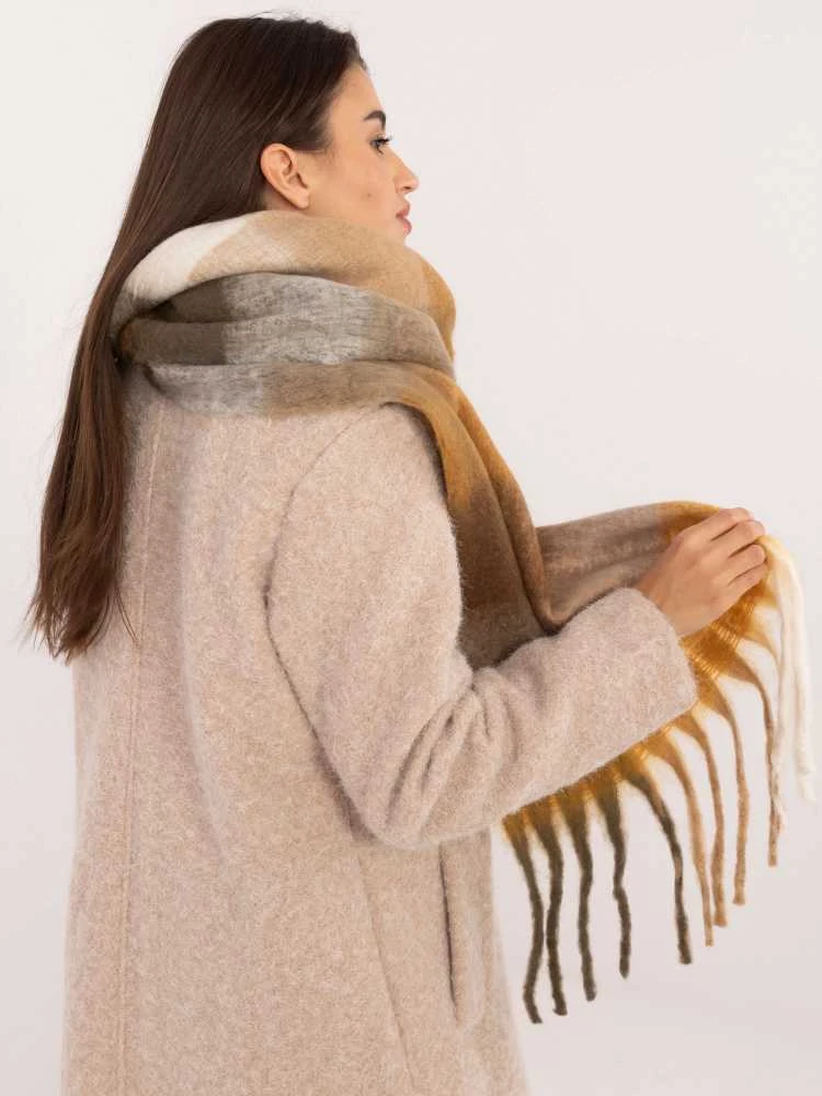 Wool Fashion Italia Minkštas ilgas švelnus moteriškas šalikas: Dydis - Universalus